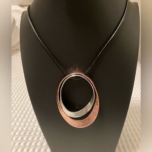 Alisha.d Adjustable Fashion Necklace Two Tone